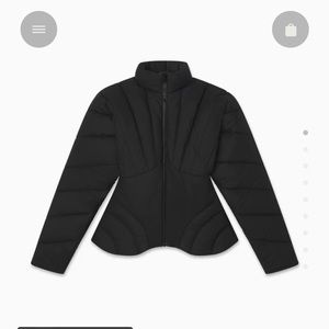 Khy Sculpted Puffer in Black Size M